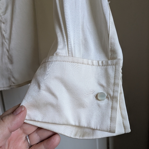 Armani Ivory Ruffle Blouse - Picture 6 of 6